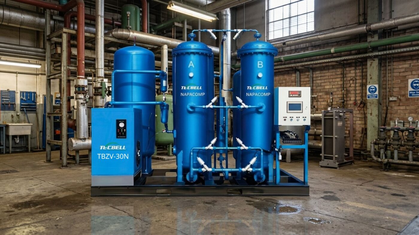 Máy tạo khí Nitơ N2 công nghiệp 16 Bar Tecbell TBZV-30N