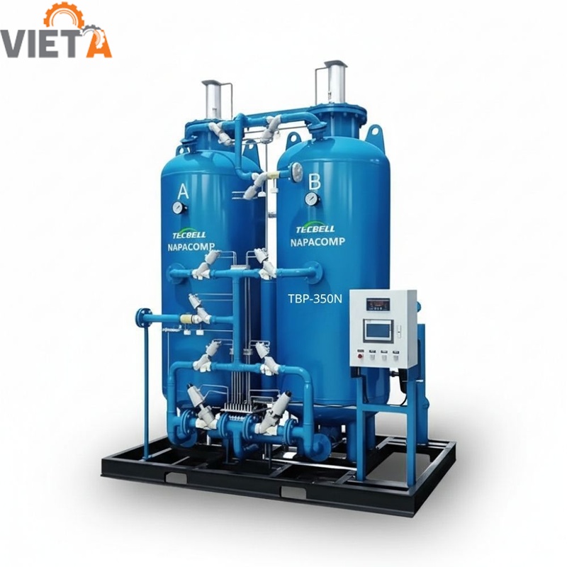 Máy tạo khí Nitơ N2 lưu lượng lớn Tecbell TBP-350N