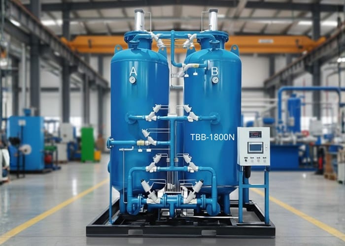 Máy sản xuất Nitrogen tinh khiết 98% Tecbell TBB-1800N