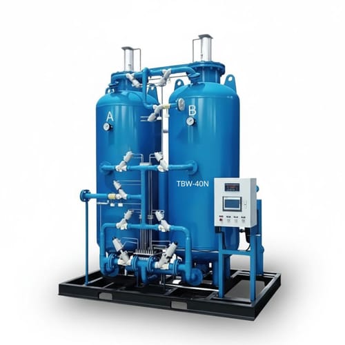 Máy tạo khí N2 tháp đôi tinh khiết 99.5% Tecbell TBW-40N