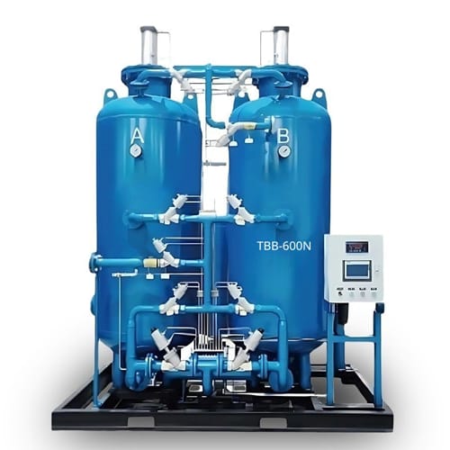 Máy tạo khí Nitơ 6 ~ 16 bar tháp đôi Tecbell TBB-600N