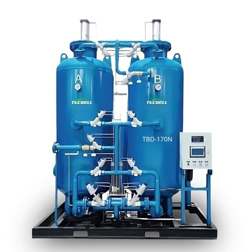 Máy tạo khí Nitơ lưu lượng 170 Nm³/phút Tecbell TBD-170N
