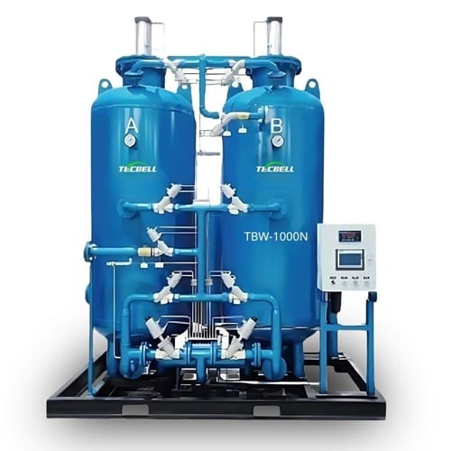 Máy tạo khí Nitơ sạch lưu lượng lớn Tecbell TBW-1000N