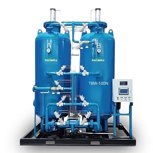 Máy tạo khí Nitơ tháp đôi công suất lớn Tecbell TBW-100N