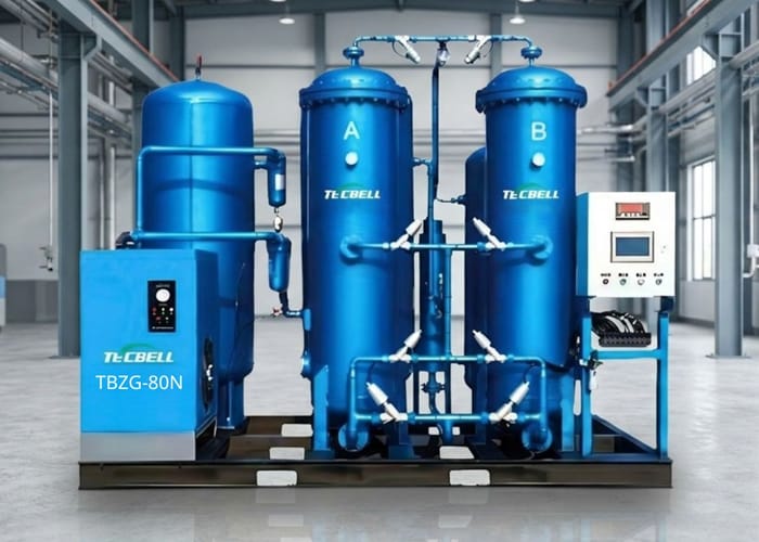 Máy tạo khí Nitrogen tinh khiết 99.99% Tecbell TBZG-80N