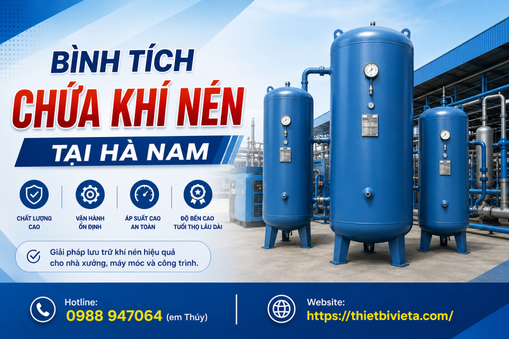 Bình tích chứa khí nén tại Hà Nam