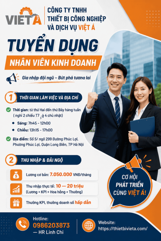 uyển dụng Nhân viên kinh doanh