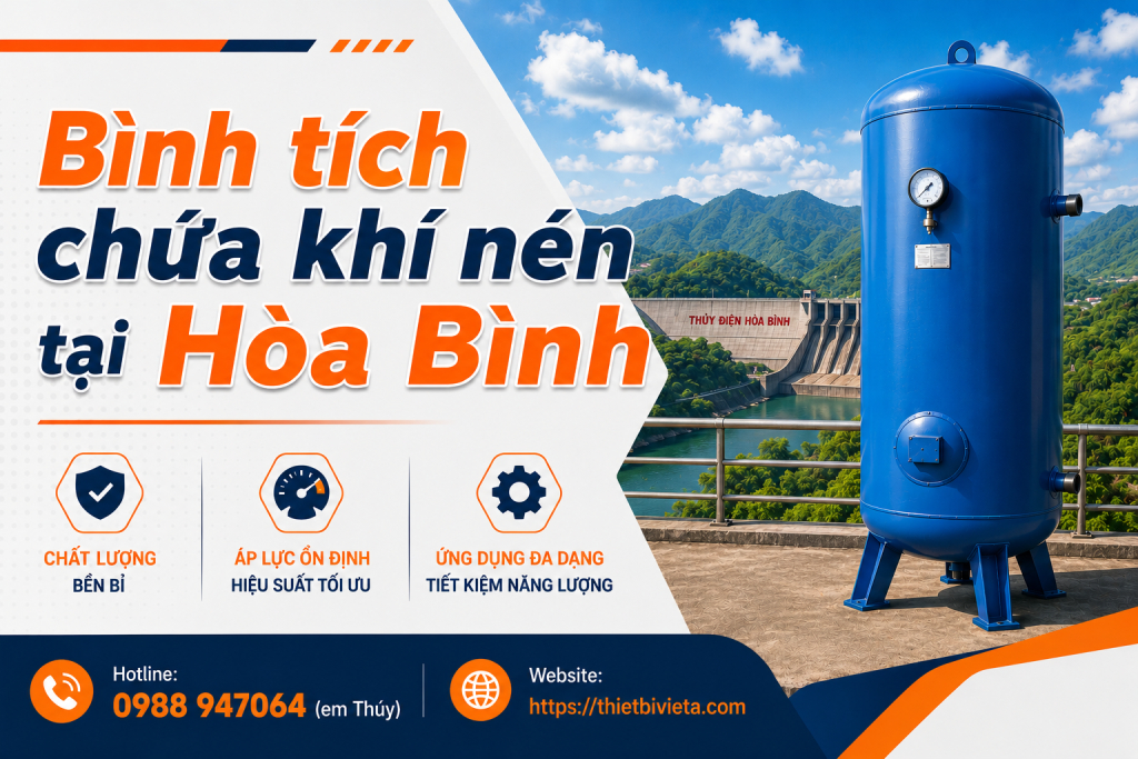 bình tích chứa khí nén tại Hòa Bình