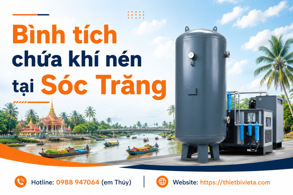 Bình tích chứa khí nén tại Sóc Trăng