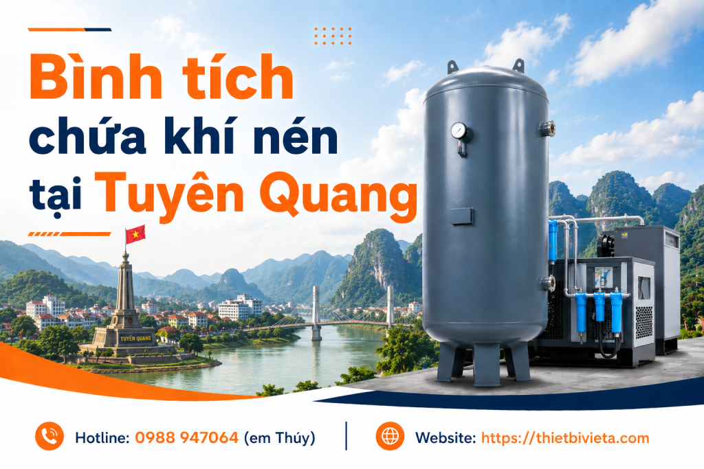 Bình tích chứa khí nén tại Tuyên Quang