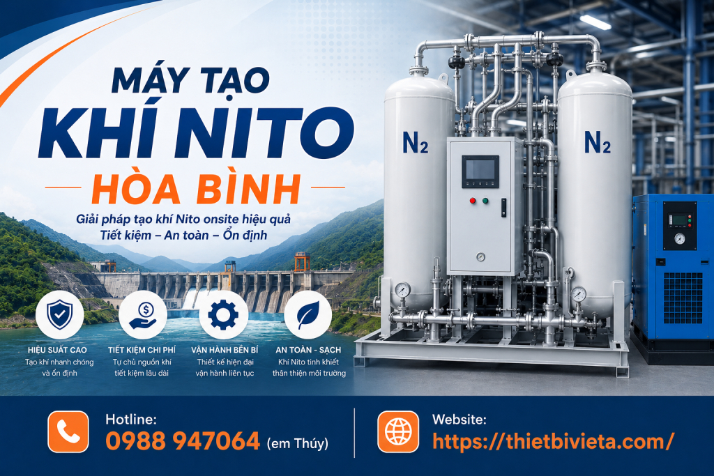 Tổng kho bán máy tạo khí nito Hòa Bình uy tín, giá tại xưởng