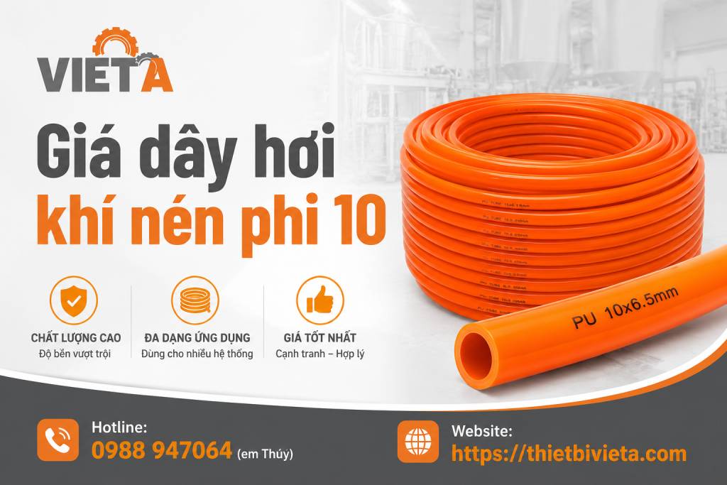 Báo giá dây hơi khí nén phi 10