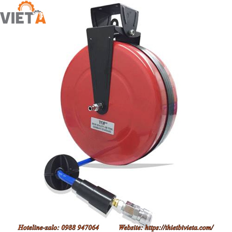 Cuộn ống hơi rút tự động 15m hộp sắt hr 708c