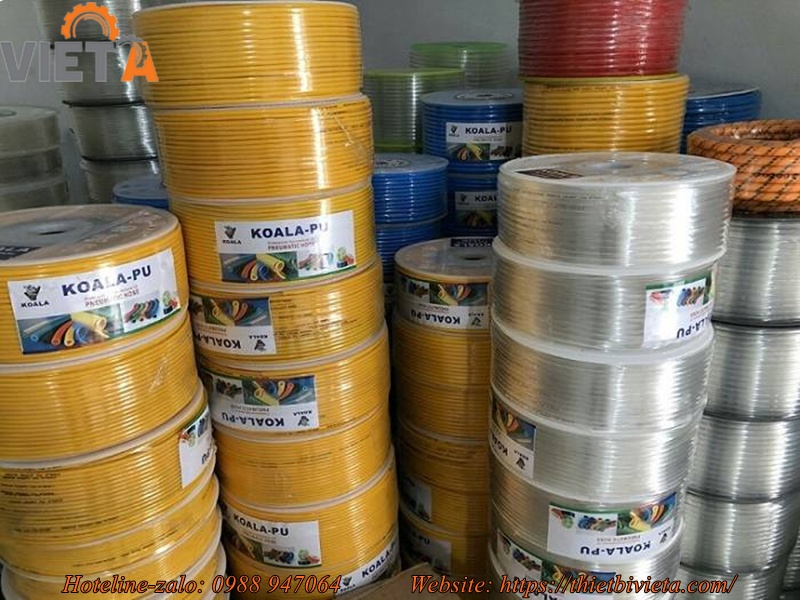 dây hơi lò xo phi 10; dây hơi khí nén phi 10; Dây hơi PU phi 10; dây hơi 10 ly