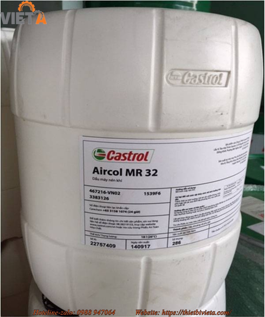Dầu máy nén khí trục vít Castrol