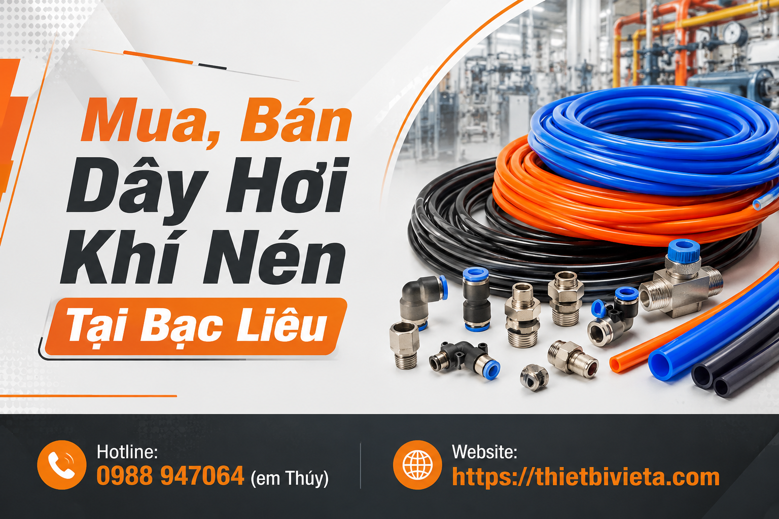Tổng Kho Mua, Bán Dây Hơi Khí Nén Tại Bạc Liêu, Giá Tại Kho, Chuyên Sỉ & Lẻ