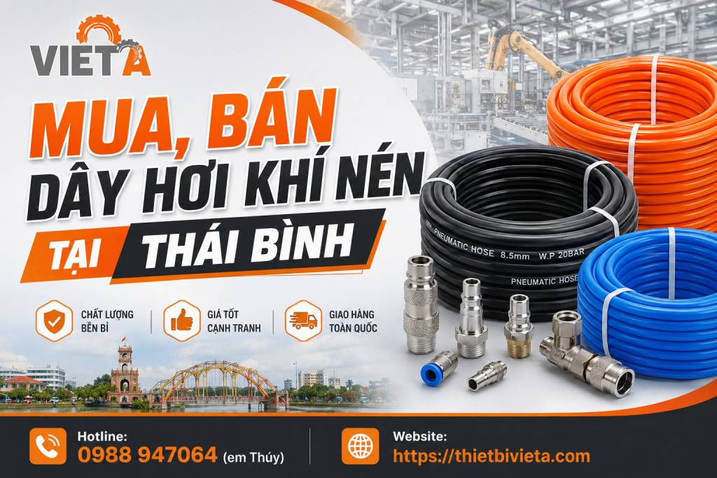 Tổng Kho Mua, Bán Dây Hơi Khí Nén Tại Thái Bình, Giá Tại Kho, Chuyên Sỉ & Lẻ