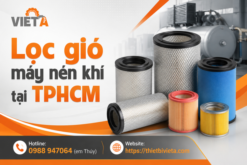 Lọc gió máy nén khí tại TPHCM chính hãng, giá tốt, giao hàng nhanh