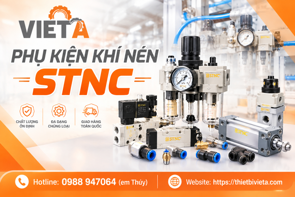 Phụ kiện khí nén stnc Chính Hãng, Hàng Sẵn Kho Tại Hà Nội, TPHCM ship toàn quốc
