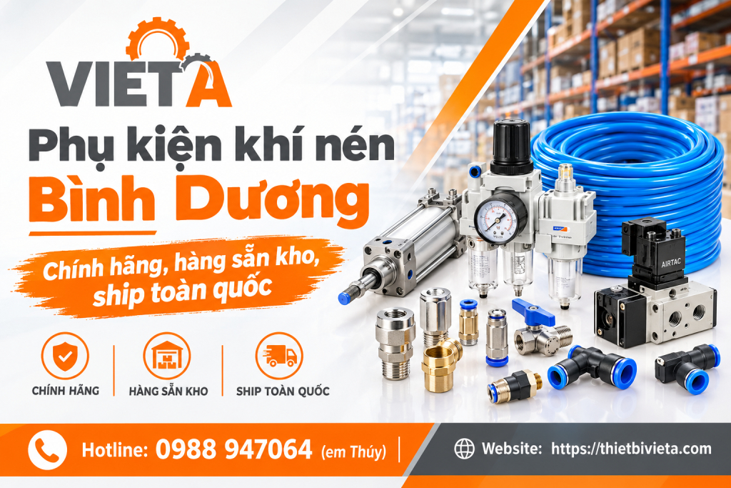 Phụ kiện khí nén tại Bình Dương