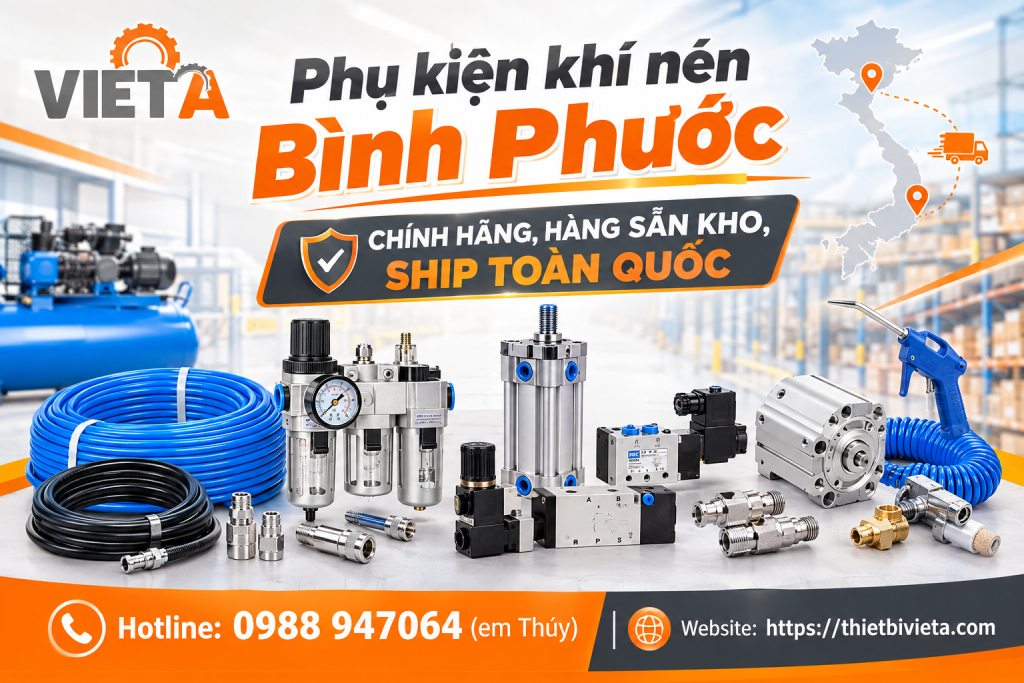 Phụ kiện khí nén tại Bình Phước
