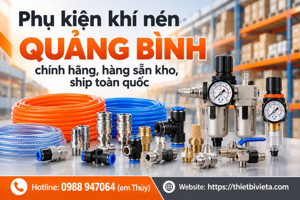 Phụ kiện khí nén tại Quảng Bình
