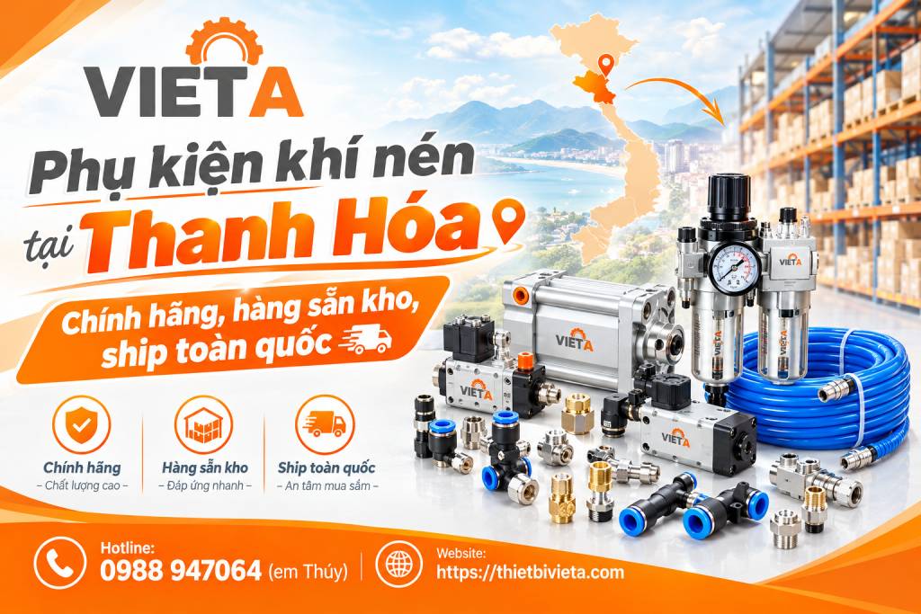 Phụ kiện khí nén tại Thanh Hóa