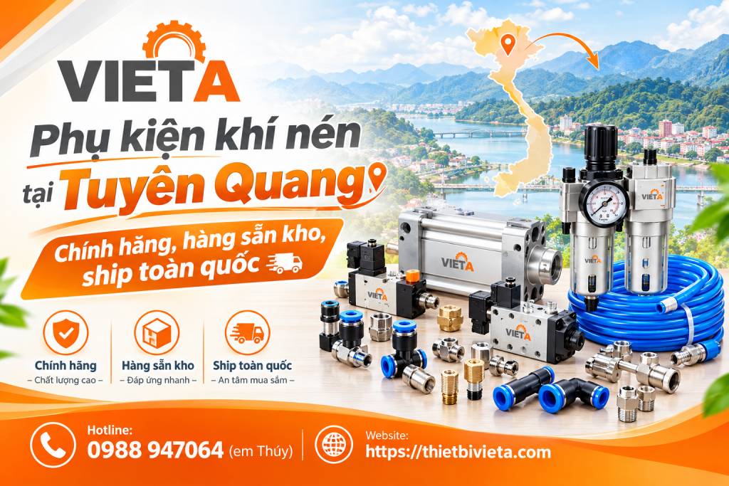 Phụ kiện khí nén tại Tuyên Quang